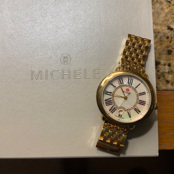 MICHELE SEREIN GOLD WATCH - Picture 4 of 7